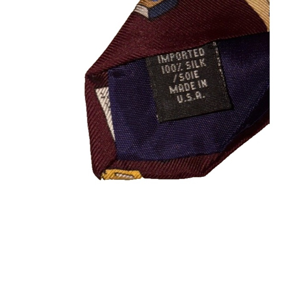 Save the Children Tie Kids View of Business Cara Age 16 100% Silk Novelty - Picture 4 of 6